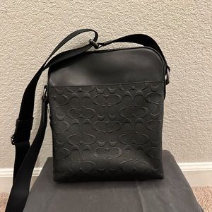Coach Houston Flight Bag in Signature Leather
